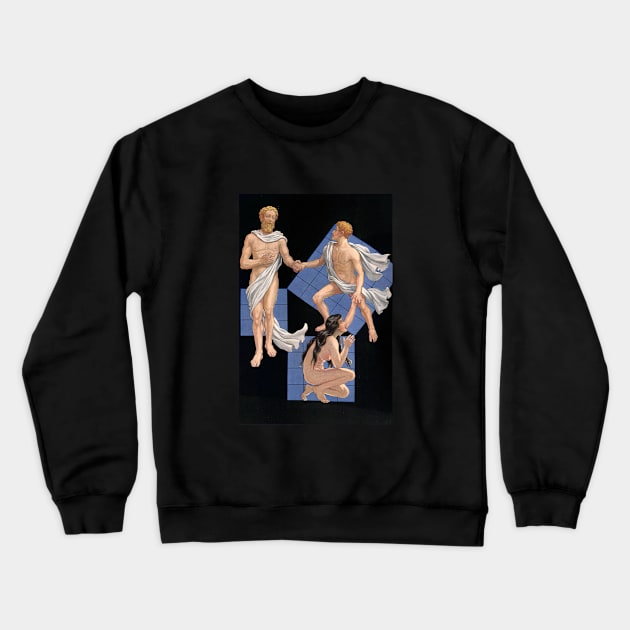 The 47th Problem of Euclid of Pythagoras and Freemasonry Crewneck Sweatshirt by Star Scrunch